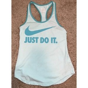 Nike Tank Top Womens Size XS Dri Fit Athletic Cut Sleeveless Green